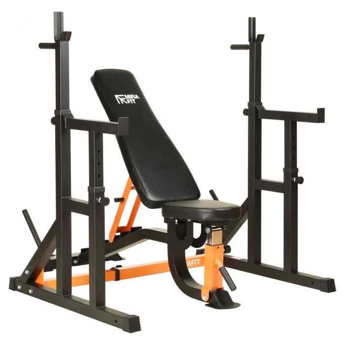 Viavito Olympic Barbell Bench Studio Pro 2000 Adjustable Weightlifting Bench