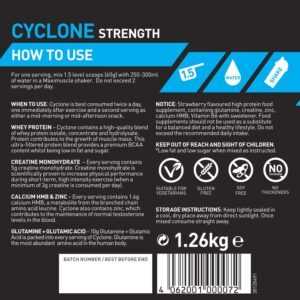 Maximuscle Cyclone Label