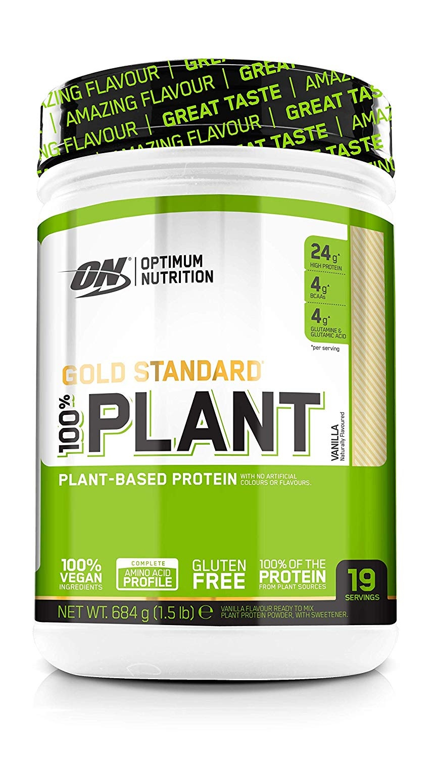 Gold Standard 100% Plant Based Protein Powder 684g- Vanilla - Protein Powder - Optimum Nutrition