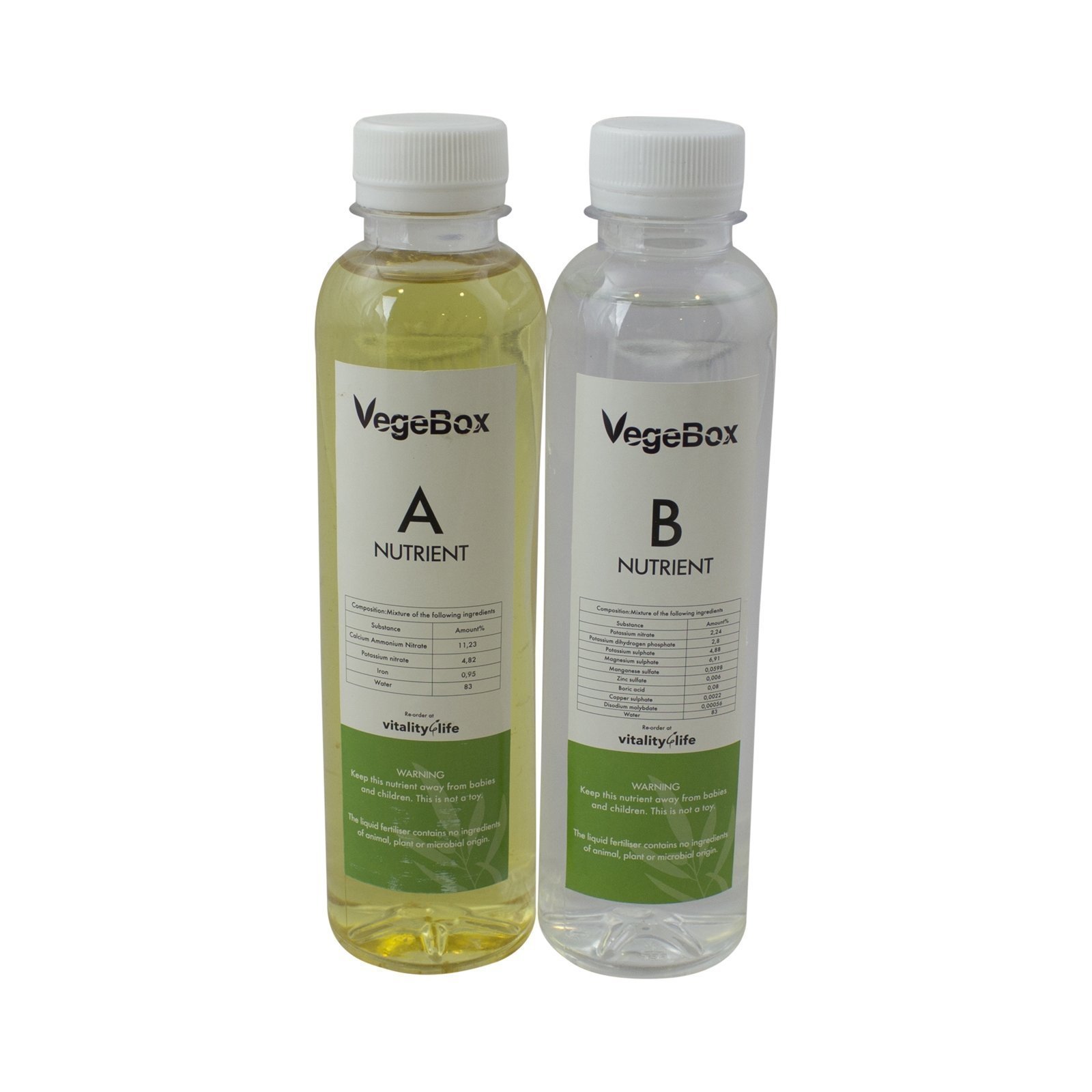 Vegebox™ - A & B Nutrient Solution - 300ml Set