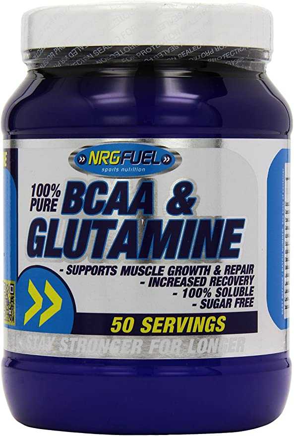 NRG 100% Pure BCAA & Glutamine Deals