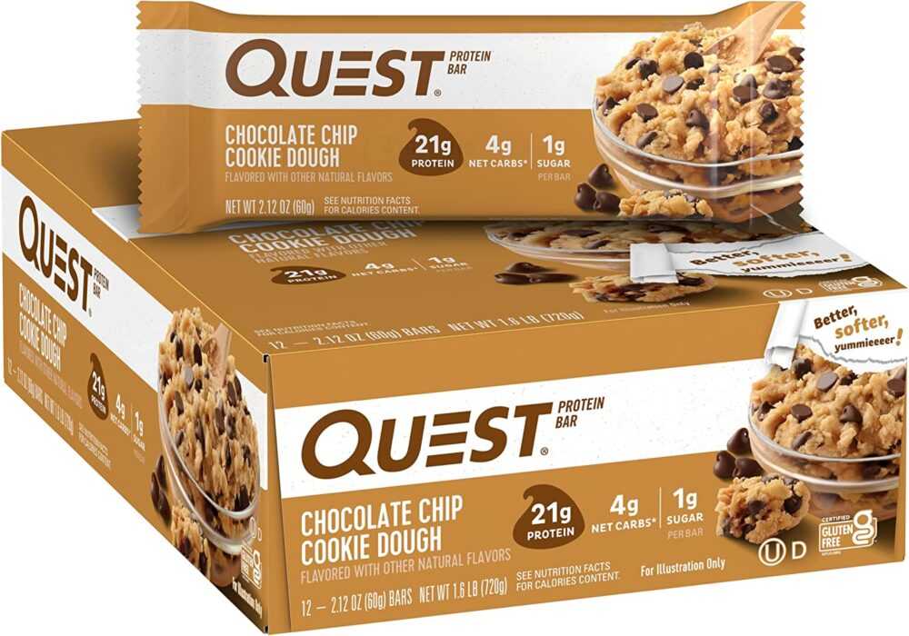 Chocolate chip Quest Bars