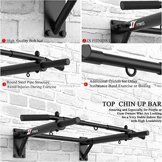 JX FITNESS Pull Up Bar Review Fittings
