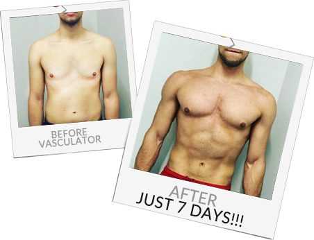 LA Muscle Vasculator EXTREME Before and After