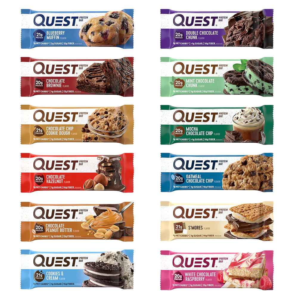 Quest Bars Full Range