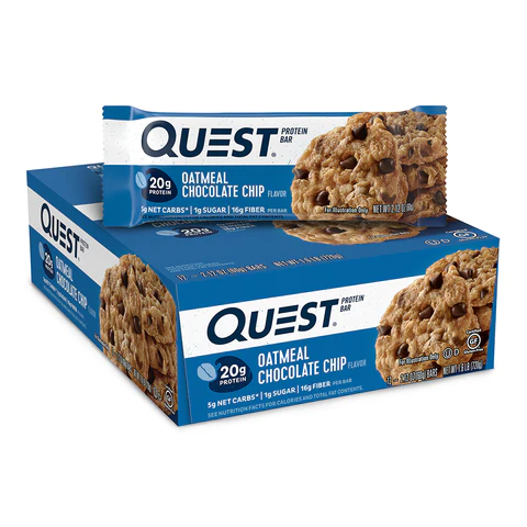 Quest Protein Bars UK - Oatmeal Chocolate Chip Flavour