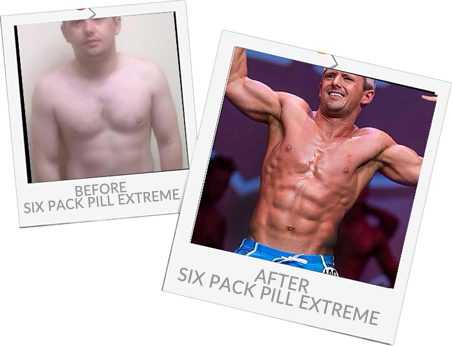 Six Pack Pill Before and After Taking it