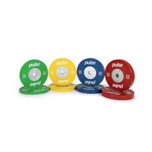 Blue Green Yellow Red Grey Budget Bumper Plates