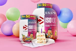 Dymatize ISO100 Hydrolyzed Whey Protein Birthday Cake Flavour