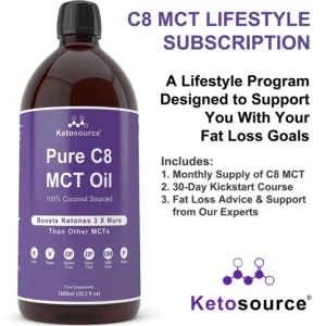 Ketosource Pure C8 MCT Oil - Subscription