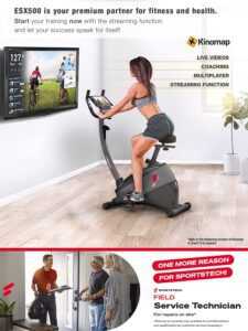 Sportstech ESX500 Exercise Bike - With Monitor