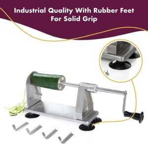 Cheap Vegetable Spiralizers Side Version - Rubber Feet